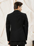 Men's Black Georgette Blazer